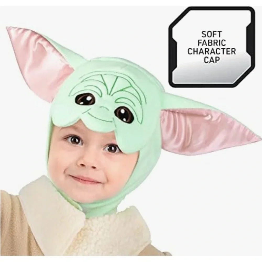 Star‎ Wars Mandalorian Grogu Toddler Costume Robe Headpiece 3T 4T NEW